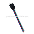 El alambre del cable de conector de RGB 4pin Female / Male para 5050/3528 RGB Led Strip 4 Pin llevó el cable para el regulador de RGB LED